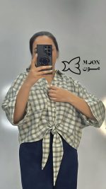 شومیز-گره-ای-نوراشومیز-گره-ای-نورا