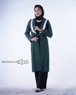 مانتو-بلند-اسرا-رنگ-سبز