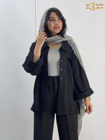 خرید-شومیز-عسل-مشکی