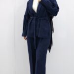 خرید کت شلوار زنانه سرمه ای یکتا