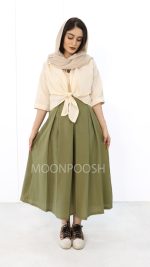 ست-شومیز-دامن-ژینا-سبز