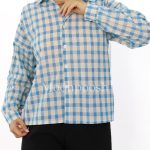 شومیز-مائده-آبی