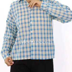 شومیز-مائده-آبی
