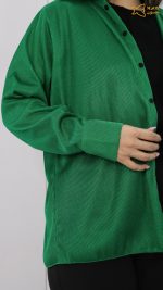 شومیز-مارال-سبز-نمای-آستین