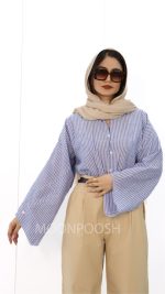شومیز-مایسا-آبی
