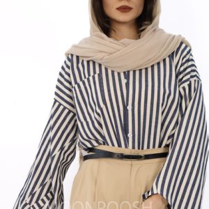 شومیز-مایسا-مشکی-سفید