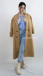 ترنج کت بلند کتان زارا یلدا - Image 5