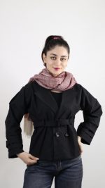 ترنج کت کوتاه مانلی مشکی