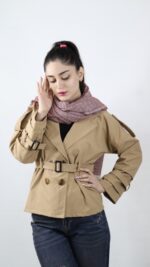 کت کوتاه ترنج نسکافه ای