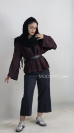 ست زنانه مهربانو چهارخونه قرمز