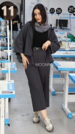 ست وست و شلوار نیم بگ کامیلا oh;sjvd