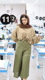 شلوار دامنی ریما سبز (1)