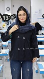 ترنج کت معصوم سرمه ای