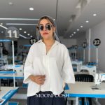 شومیز-جلو-بسته-بارانا--سفید