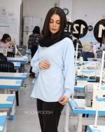 شومیز مانتویی ژاکلین پروانه - Image 8