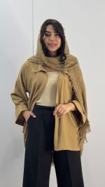 شکت کیمونو کرپ پفکی عسل - Image 4
