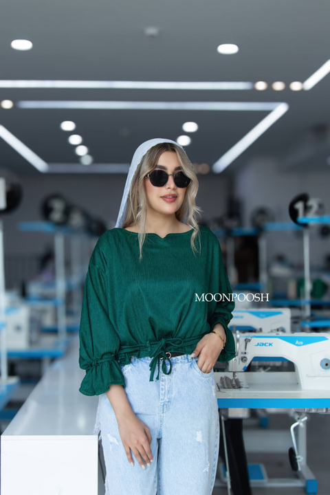شومیز-یاس-سبز