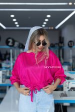 شومیز-یاس-صورتی