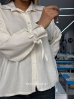 شومیز-پشت-چاکدار-سوسن-آستین