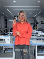 شومیز-پشت-چاکدار-سوسن-نارنجی-سایت