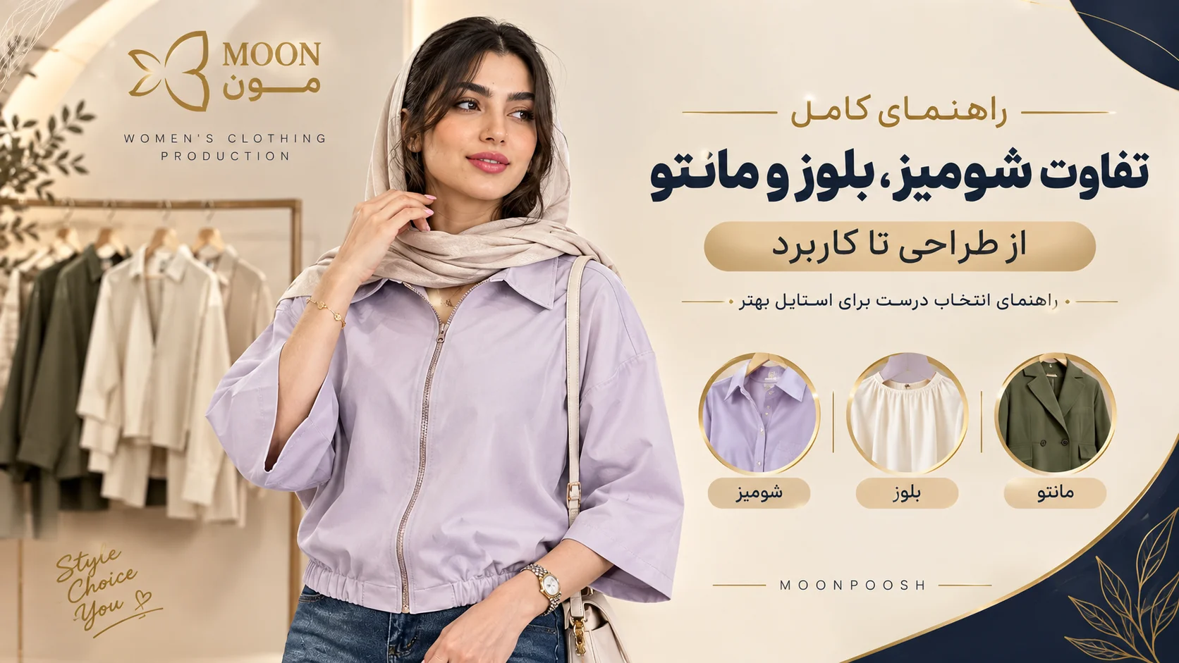 تفاوت شومیز، بلوز و مانتو